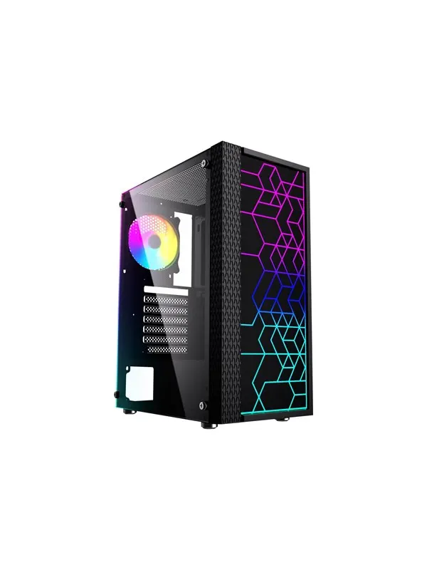 Gembird Fornax 2500 - mid tower - ATX - Chassi - Tower - Svart