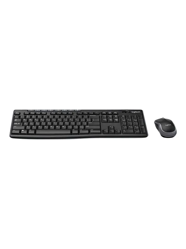 Logitech MK270 Wireless Combo - keyboard and mouse set - Hungarian - Tastatur & Mus set - Ungerska - Svart