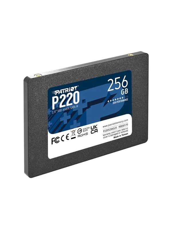 Patriot P220 SSD - 256GB - 2.5" - SATA-600