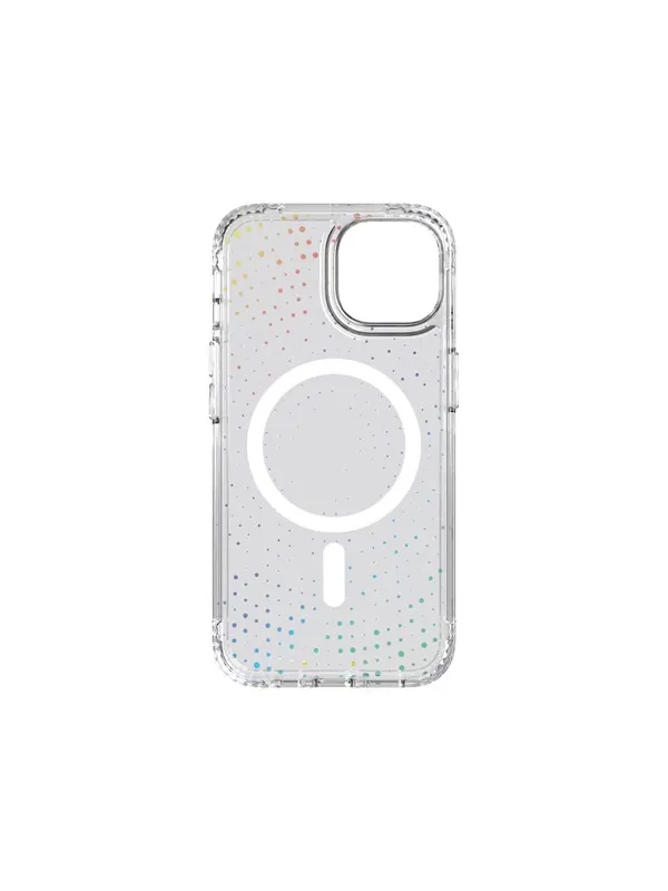 Tech21 Evo Sparkle MagSafe iPhone 13/14/15 Transparent