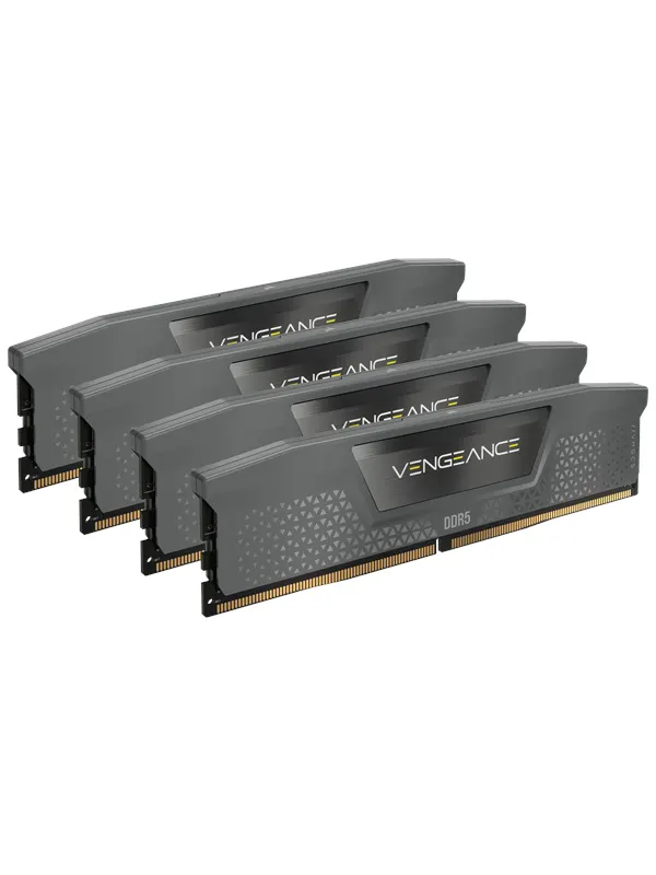 Corsair Vengeance DDR5-5600 - 64GB - CL36 - Quad Channel (4 pcs) - AMD EXPO &amp; Intel XMP - Grå