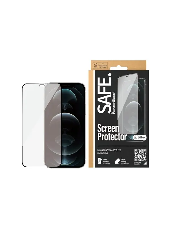 SAFE by PanzerGlass Screen Protector Apple iPhone 12 | 12 Pro | Edge-to-Edge