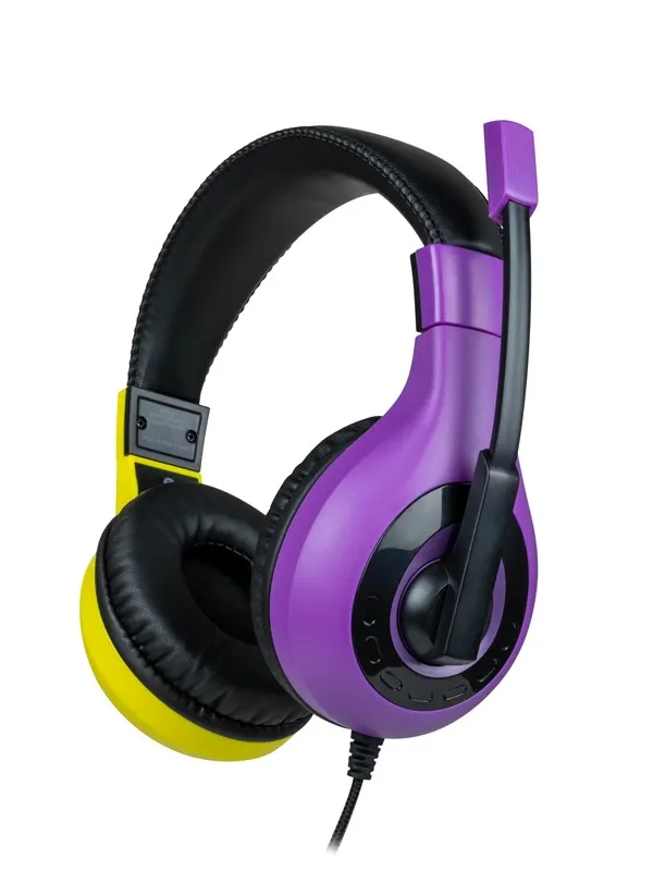 BigBen Interactive Stereo Gaming Headset V1 - Purple + Yellow