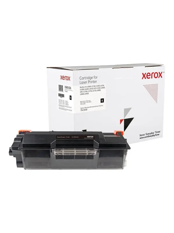Xerox Everyday Mono Toner - Compatible | Black | Standard Yield | Brother TN-3430