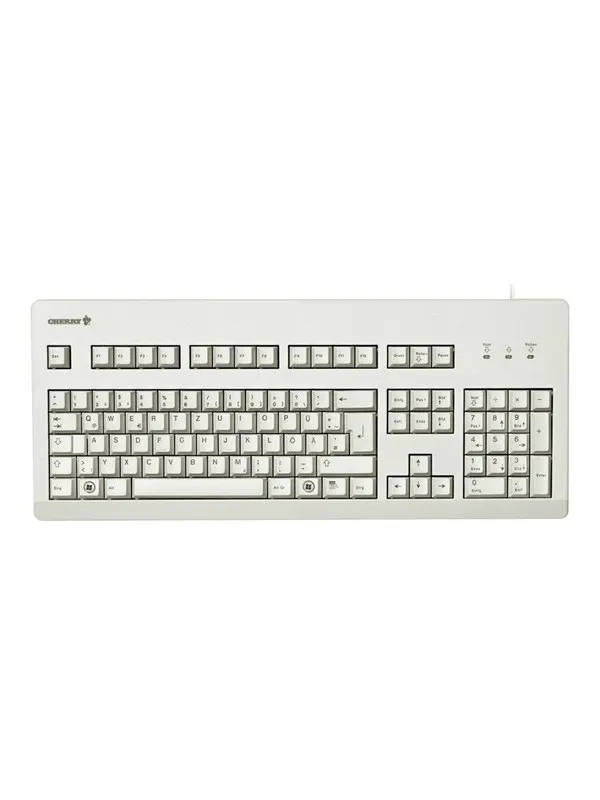 Cherry G80-3000 - keyboard - US - light grey - Tangentbord - Engelska (US) - Grå