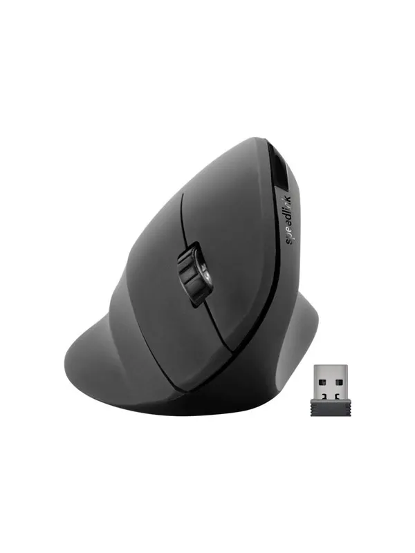Speed-Link PIAVO - Vertical mouse - Optic - 5 knappar - Svart