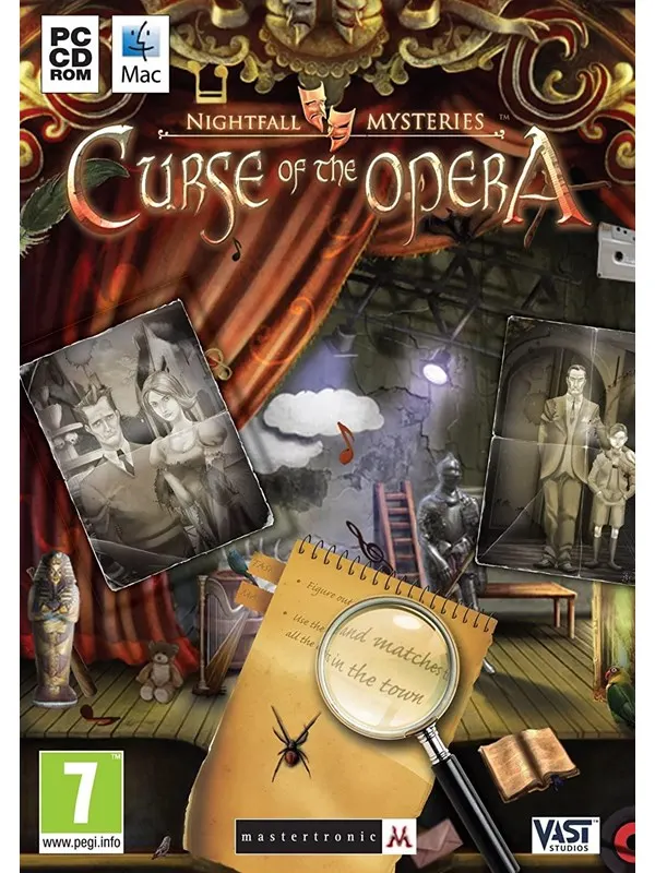 Nightfall Mysteries: Curse of the Opera - Windows - Pussel