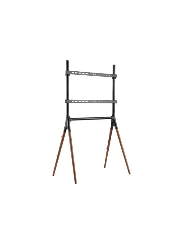 LogiLink TV stand 49-70" with walnut wooden legs 40 kg max. - Max 40 kg - recommended for 70"