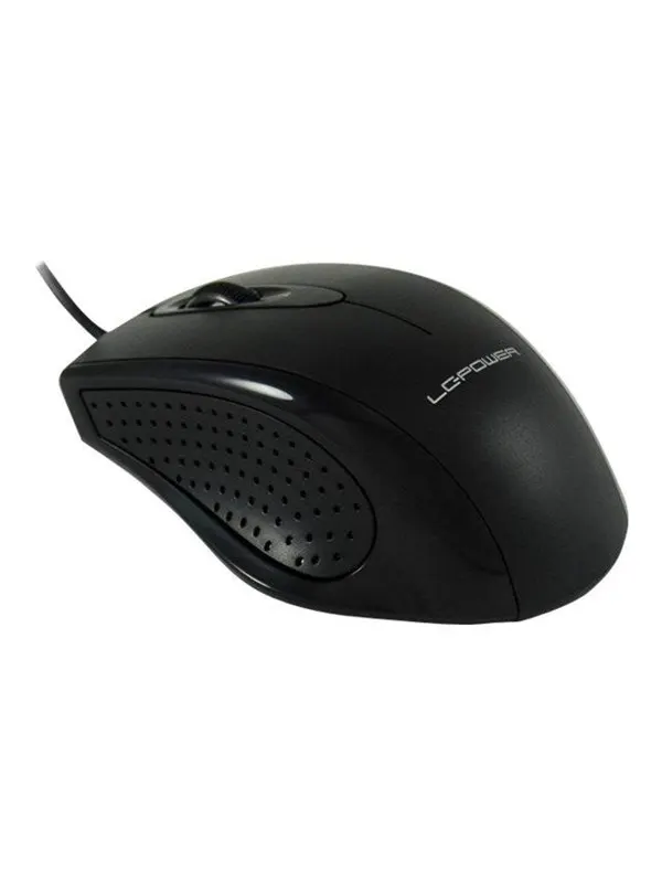 LC Power M710B - Mouse - Optic - 3 knappar - Svart