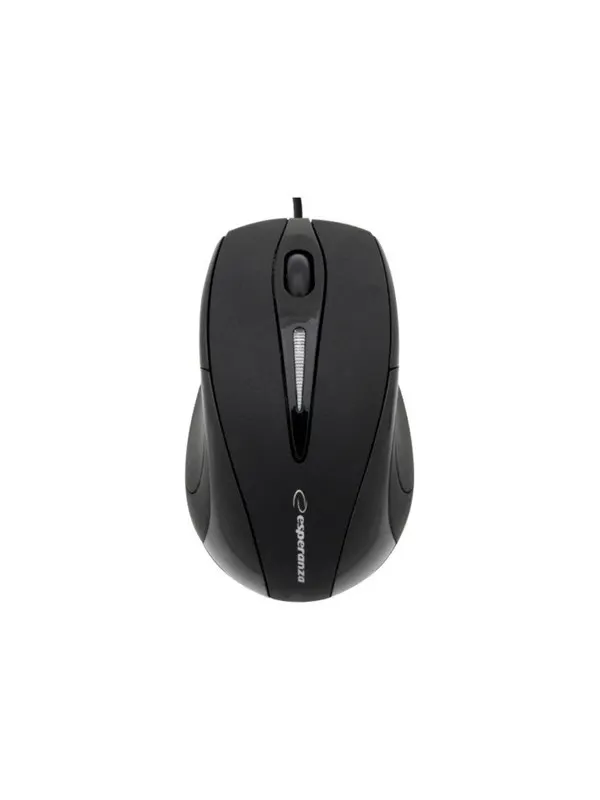 Esperanza EM102K - Mouse - Optic - 3 knappar - Svart