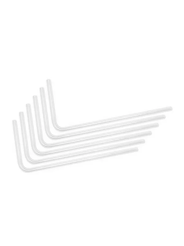 EK Water Blocks EK-Loop Hard Tube 14mm 0.8m Pre-Bent 90° - Acrylic (6pcs)