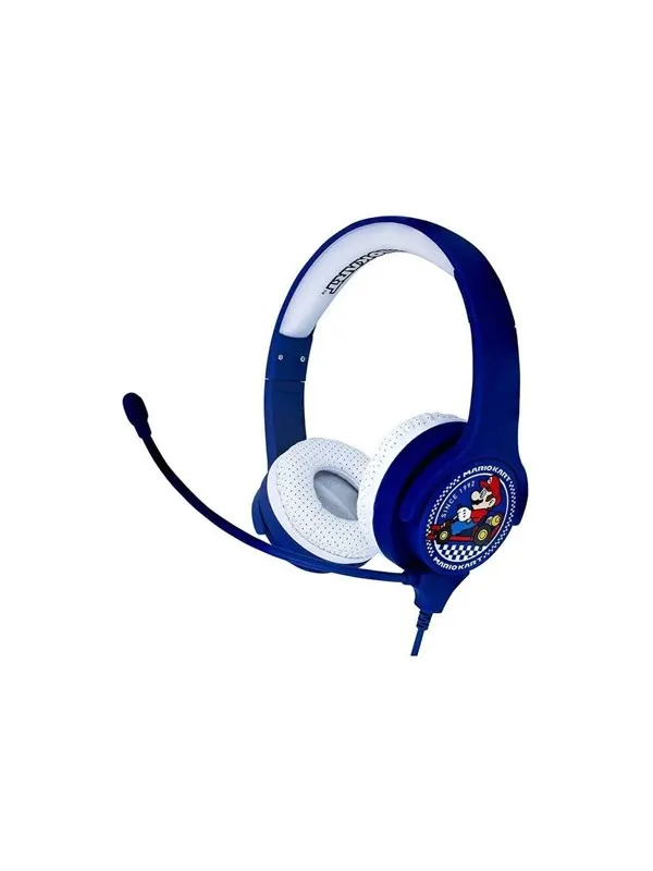 OTL Super Mario Nintendo Mariokart Headset Wired Head-band Gaming Blue White