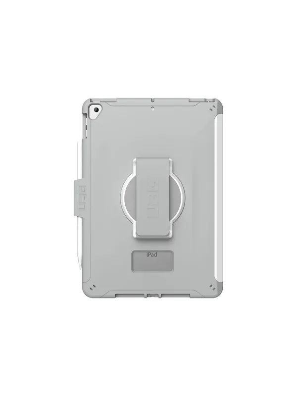UAG Rugged Case for iPad 10.2-in (9/8 Gen 2021/2020) w/HS - Scout White/Grey
