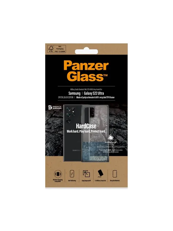 PanzerGlass HardCase Samsung Galaxy S22 Ultra - Smokey Black