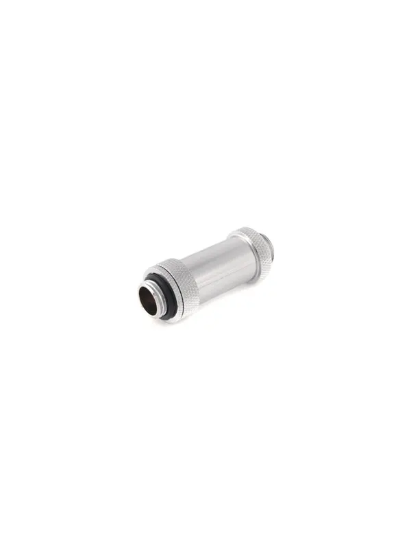 Bitspower Silver Shining Dual G1/4" Adjustable Aqua Link Pipe II (41-69MM)