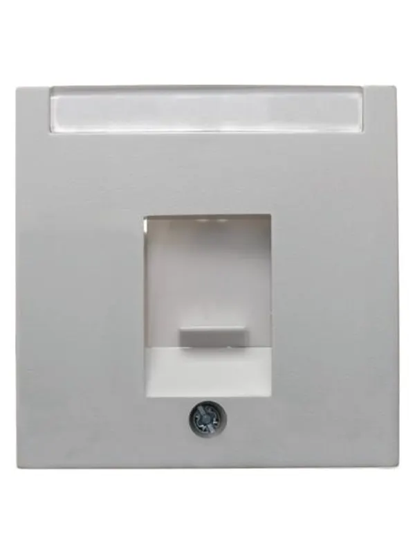Berker Centre plate with dust protection polar white