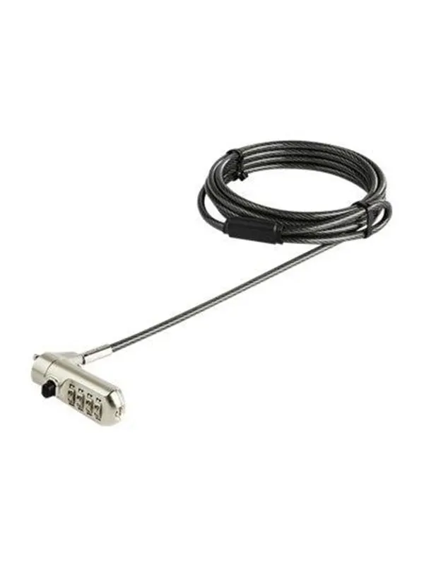 StarTech.com 6ft Laptop Cable Lock for Nano Slot Computer/Tablet/Device- Anti-Theft 4 Digit Combination Security Lock - Vinyl Coated Steel (LTLOCKNANO)