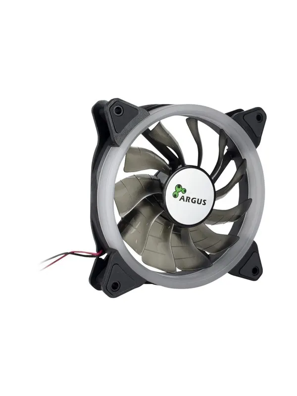 Inter-Tech Argus RS-051 RGB - Chassi fläkt - 120mm - Svart