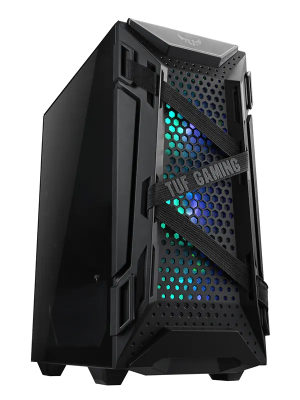 ASUS TUF Gaming GT301 - Chassi - Miditower - Svart