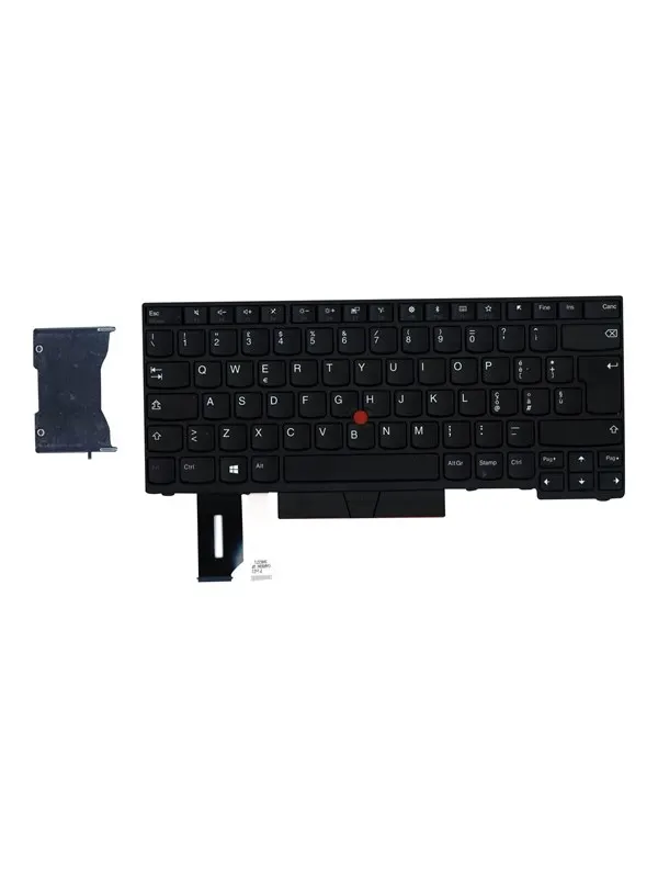 Lenovo - notebook replacement keyboard - with Trackpoint UltraNav - Italian - Laptop tagentbord - till ersättning - Italiensk - Svart