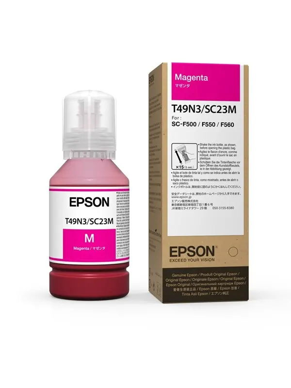 Epson C13T49N300 / T49N Dye Sub Magenta Ink 140ml
