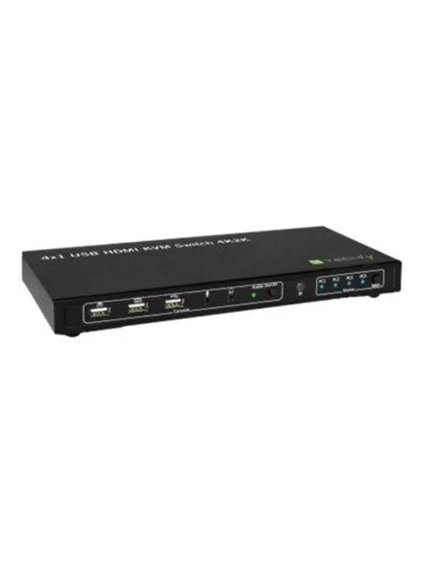 IC INTRACOM techly 4x1 USB HDMI KVM Switch 4Kx2K