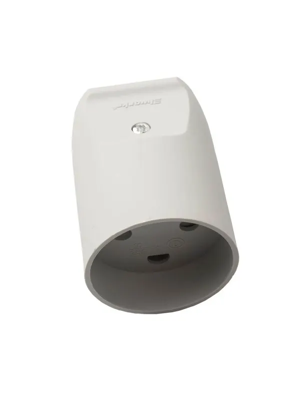 Elworks Extension plug f4 w/dummyhole grey