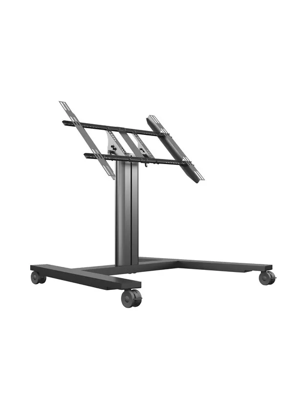 Multibrackets M Public Display Stand 80 HD Wheelbase Single Black - Max 60 kg - recommended for 55"