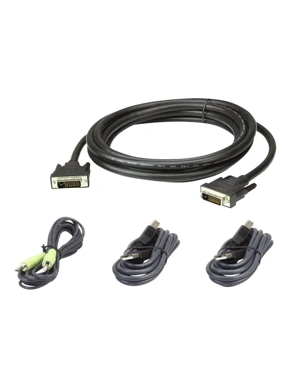 ATEN CABLE KIT DVI-Dd/USB/SP L:3M