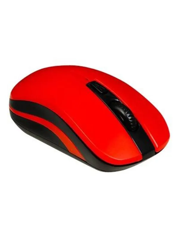 iBOX LORIINI RED - mouse - 2.4 GHz - black red - Mouse - Optic - 3 knappar - Röd
