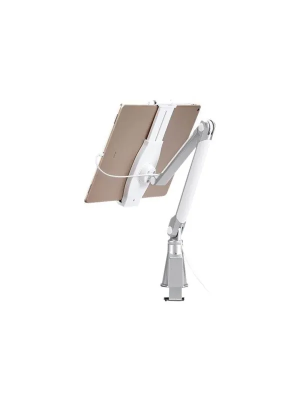 Neomounts Anti-Theft Tablet Desk Stand - Black - desk mount (adjustable arm) - Max 1 kg - recommended for