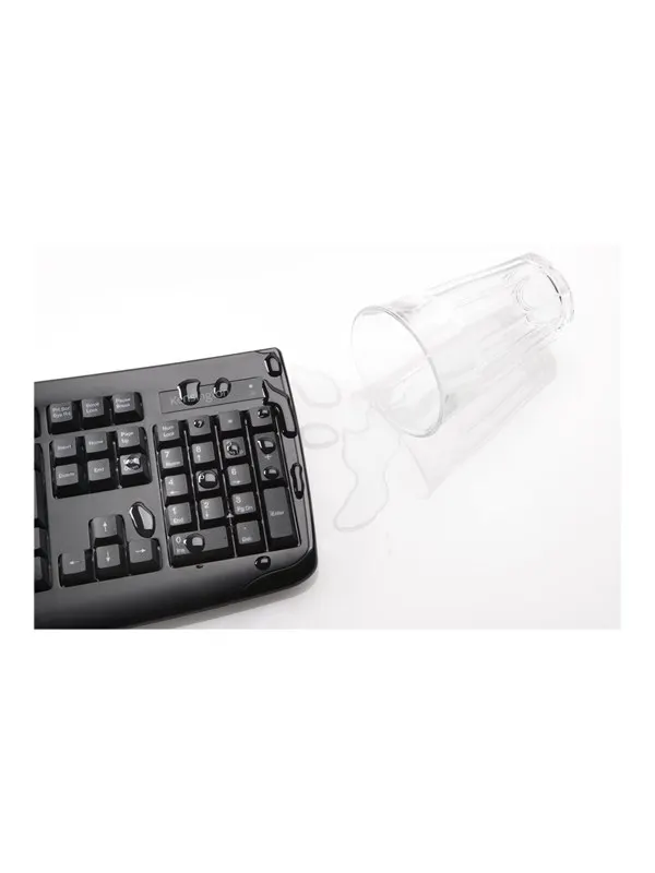 Kensington Pro Fit Low-Profile Desktop Set - Tastatur & Mus set - Fransk - Svart
