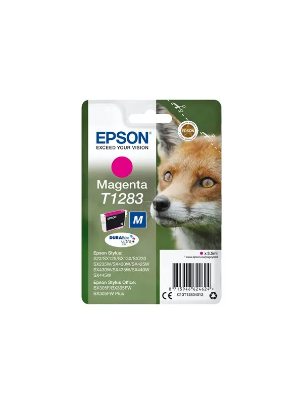 Epson T1283 - størrelse M - magenta - original - blækpatron