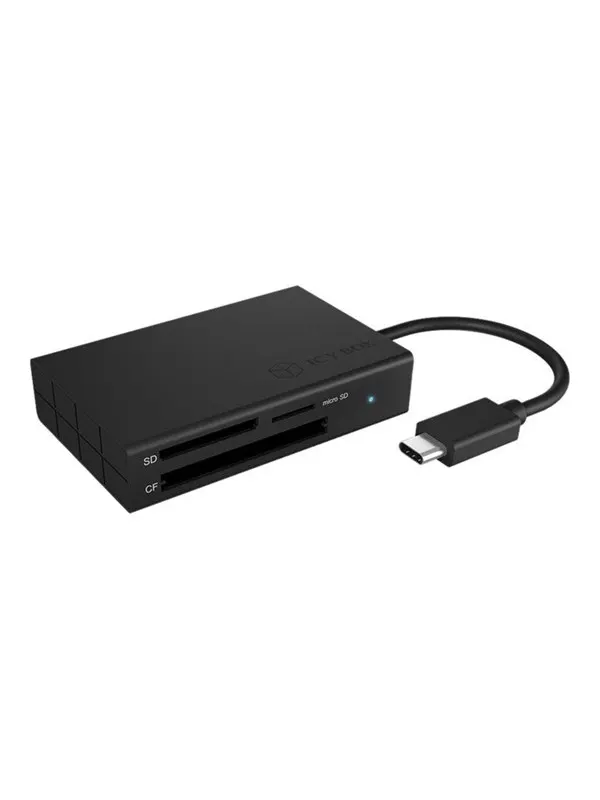 ICY BOX 3-port card reader - USB 3.0 Type-C