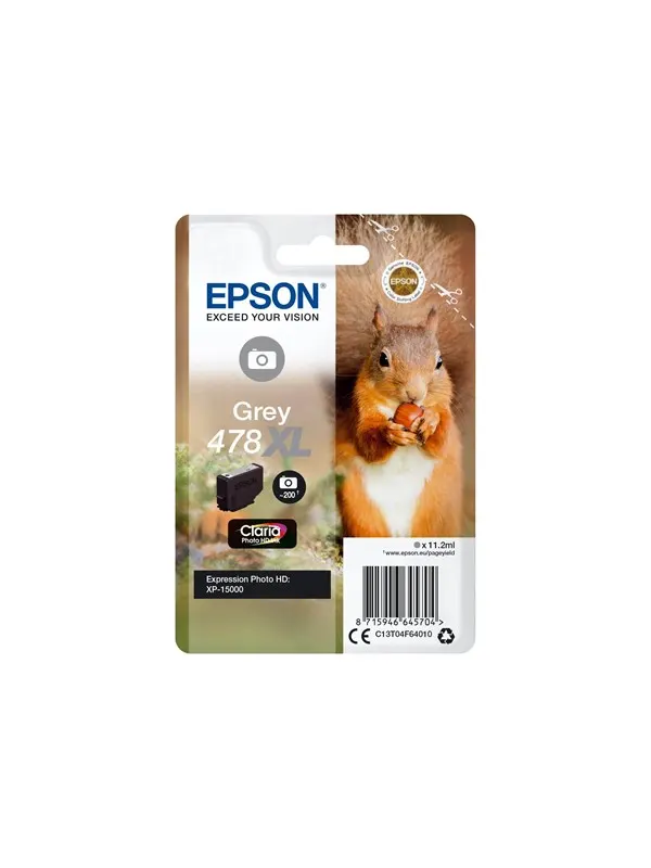 Epson 478XL - High Capacity - Grey Ink