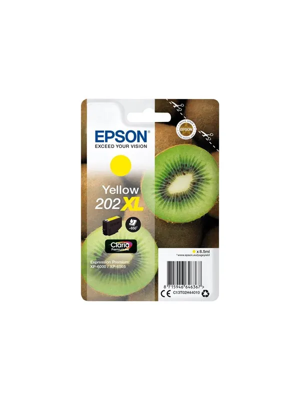 Epson 202XL - XL - gul - original - blækpatron