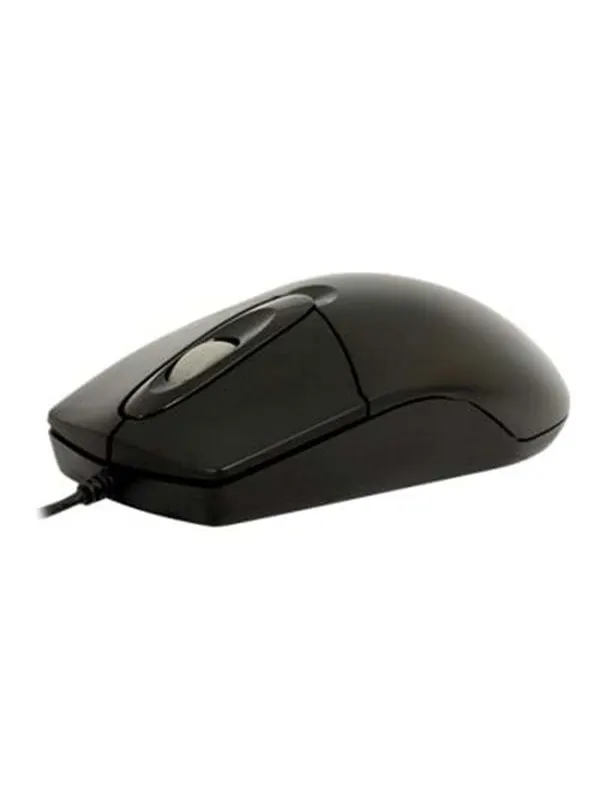 A4Tech OP-720 - Mouse - Optic - 3 knappar - Svart