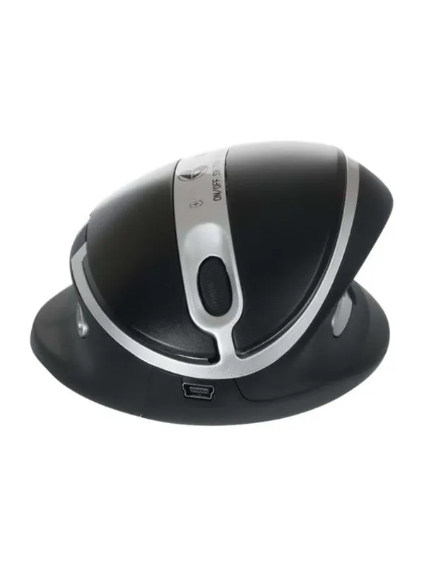 R-Go Tools Oyster - Ergonomisk mus - 4 knappar - Silver