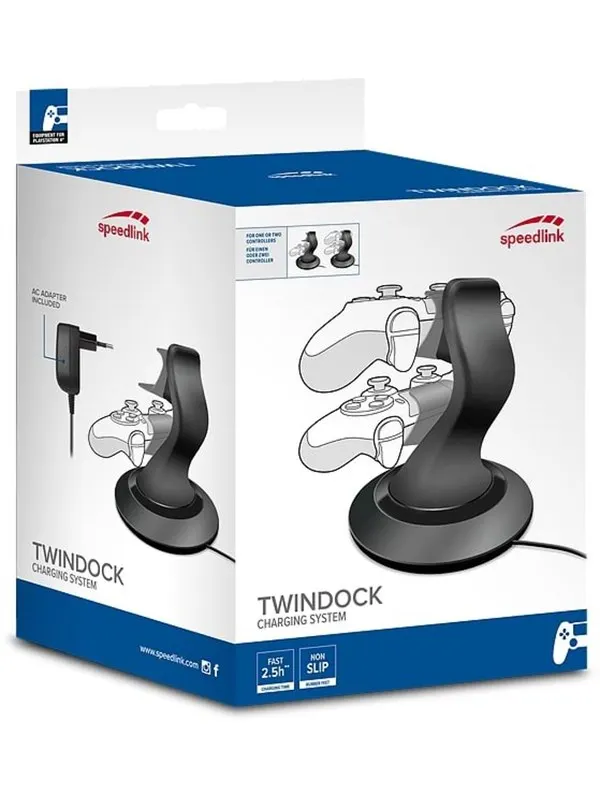 Speed-Link SPEEDLINK SL-4511-BK TWINDOCK - trådlös