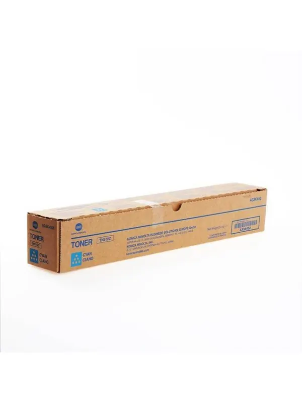 Konica Minolta TN512C / TN-512C Cyan Toner - Tonerkassett Blå