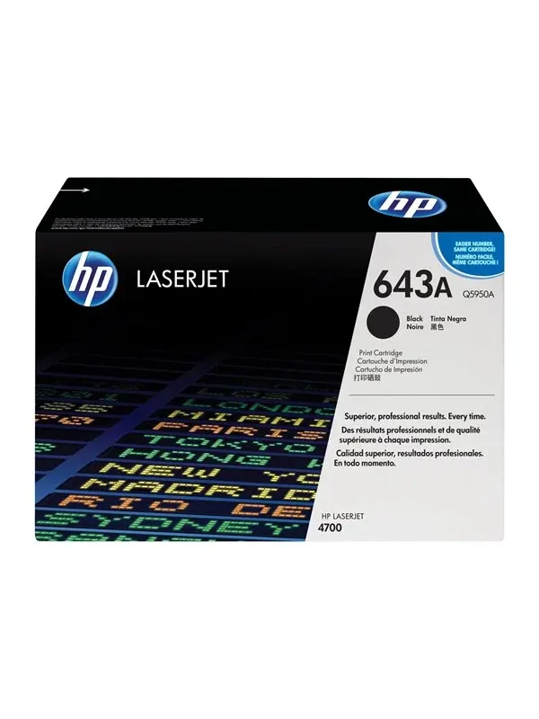 HP 643A - Q5950A - tonerkassett - svart
