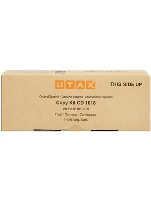 Utax 611810010 - Black - Tonerkassett Svart