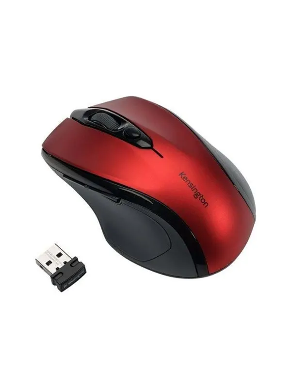 Kensington Pro Fit® Wireless Mouse - Ruby Red - Mouse - Optic - Röd