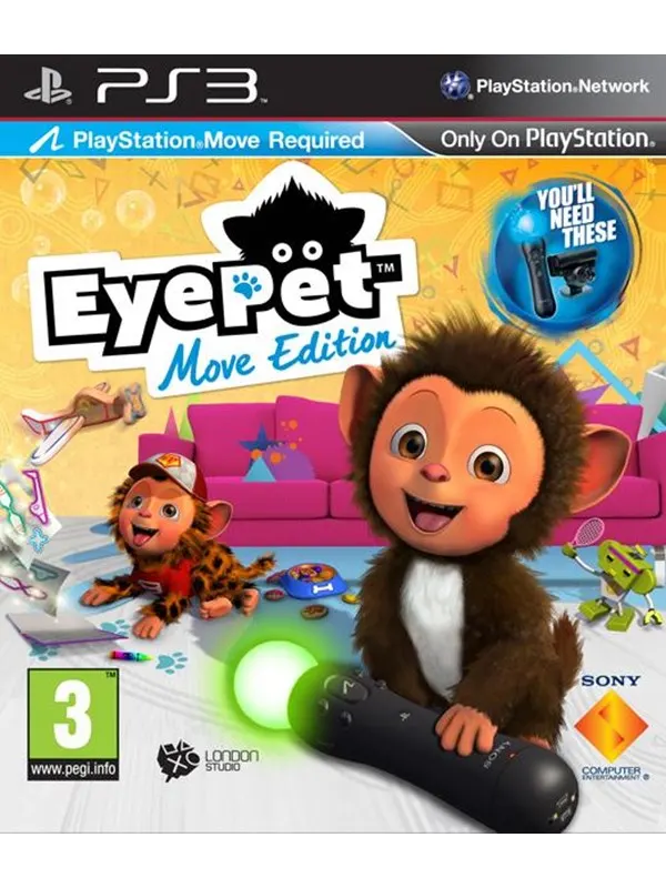 Eyepet Move Edition - Sony PlayStation 3 - Simulering - husdjur