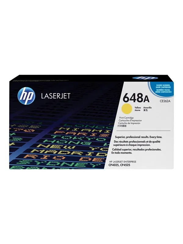 HP 648A / CE262A Yellow Toner - Tonerkassett Yellow