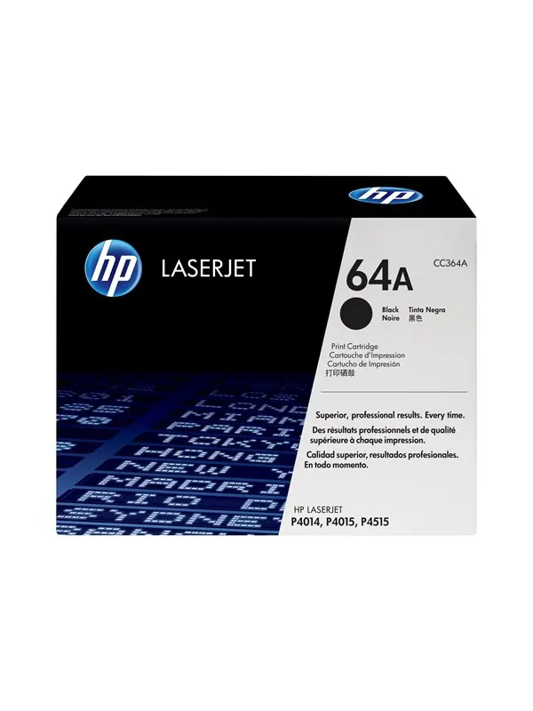 HP 64A / CC364A Black Toner - Tonerkassett Svart