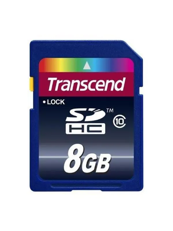 Transcend SDHC-minneskort - 8 GB - Class 10