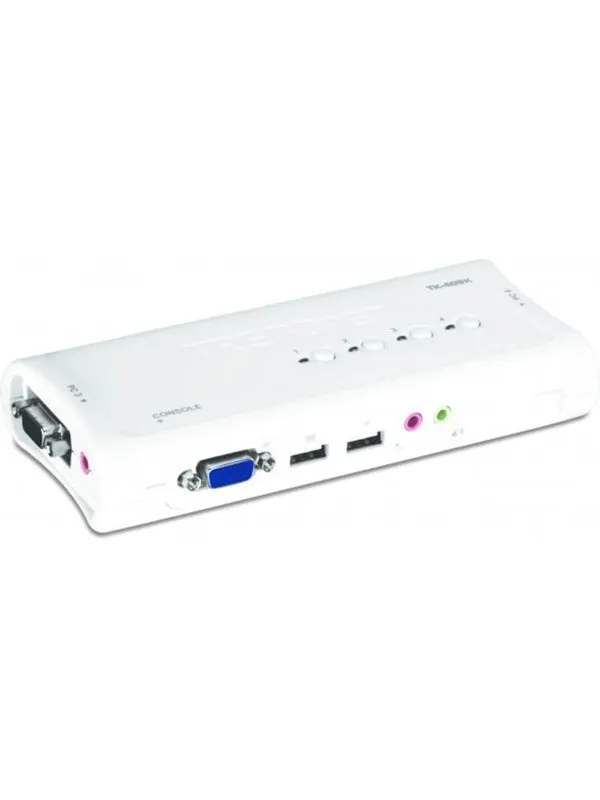 TRENDnet 4-Port USB KVM-omkopplare TK-409K