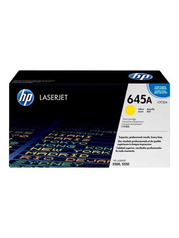 HP 645A / C9732A Yellow Toner - Tonerkassett Yellow