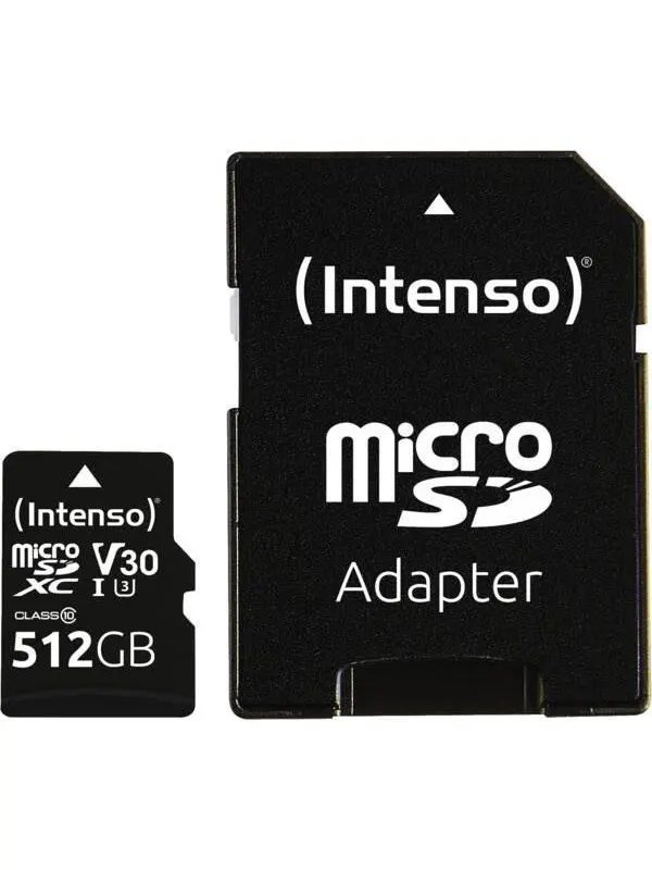 Intenso microSD UHS-I Professionel - 100MB/s - 512GB